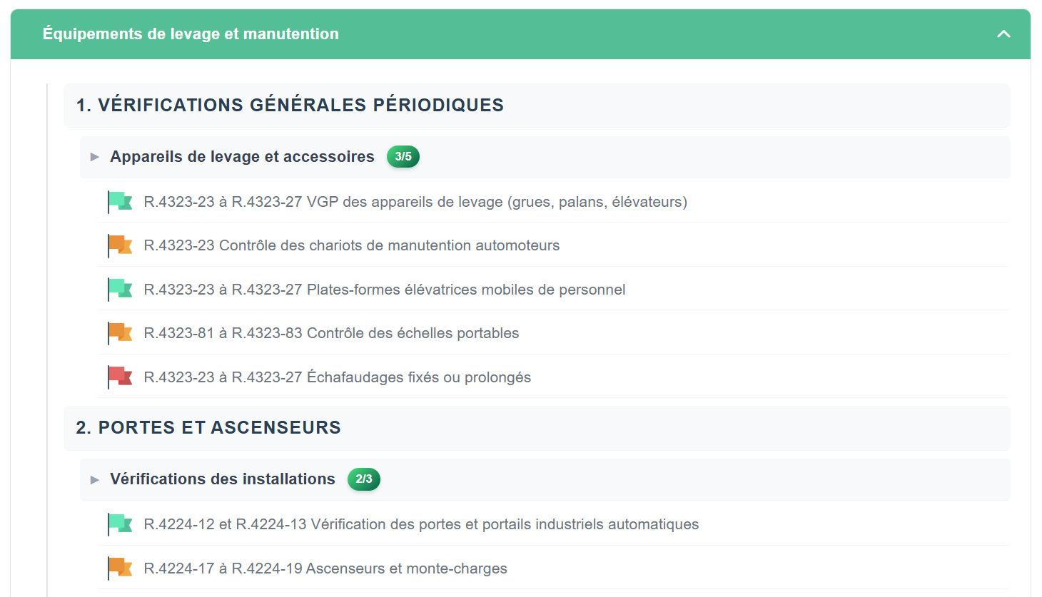 Code du travail flag